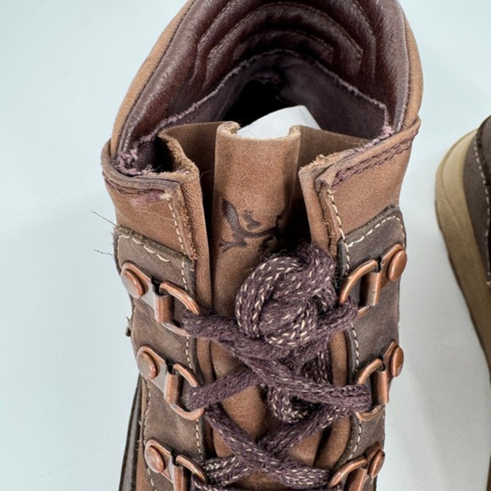 Chaco Pinecone Hiking Boots Womens Sz 6 Brown Leather Lace Up Outdoor Active‎ - Picture 7 of 9